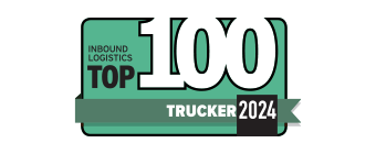 Inbound Logistics Top 100 Trucker 2023 logo 